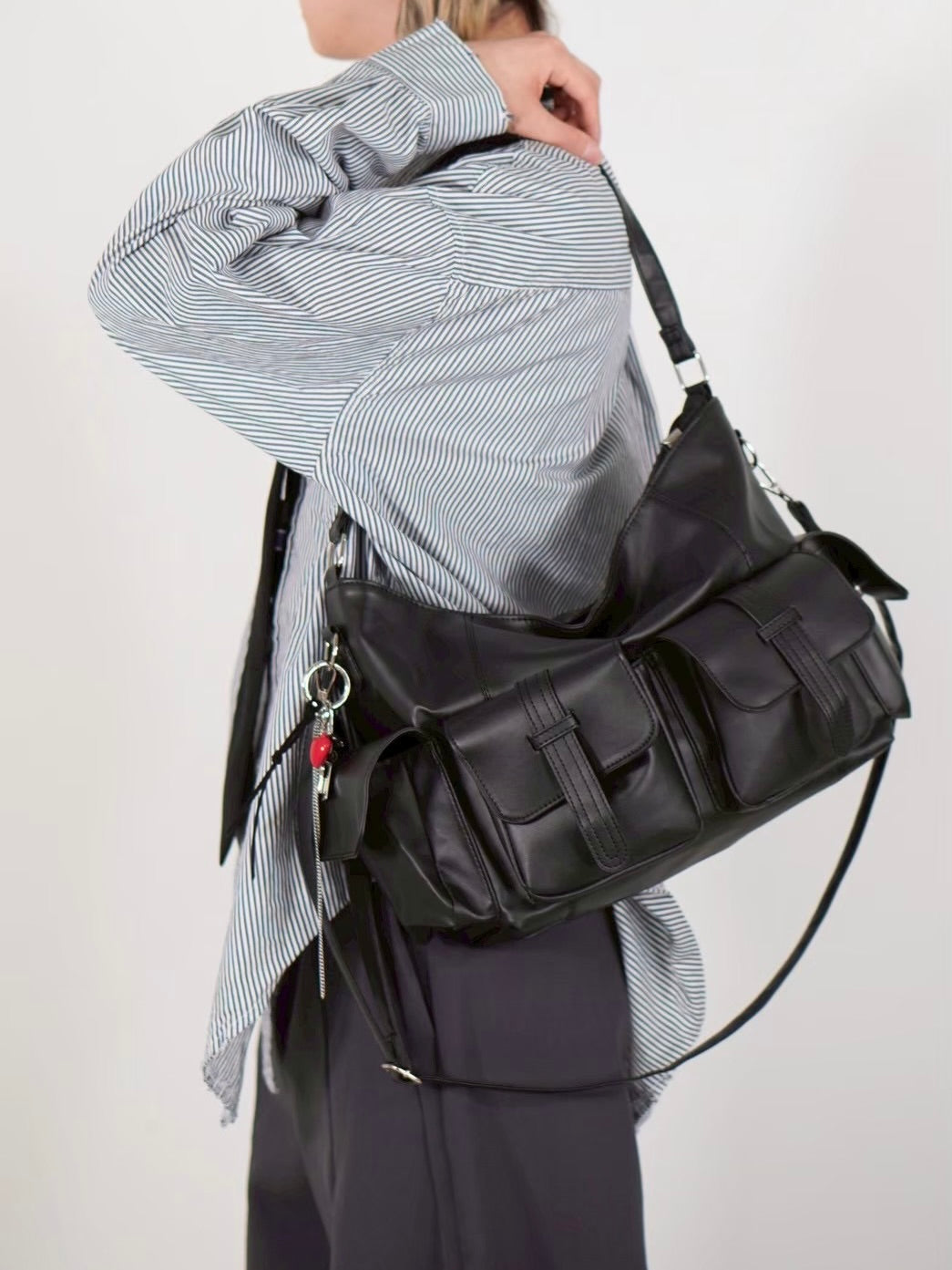 【Chikashitsu +】4pocket leather bag