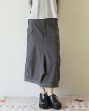 【Uglyshadow】SOFT POCKET SKIRT