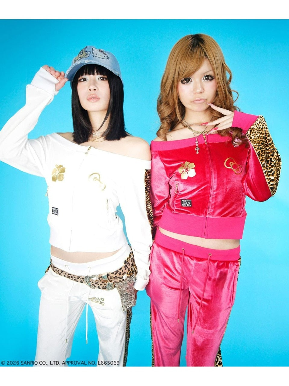 【GALFY×KITTY】いにしえキティギャルSET UP / 【ガルフィー×キティー】ギャルジャージセットアップ