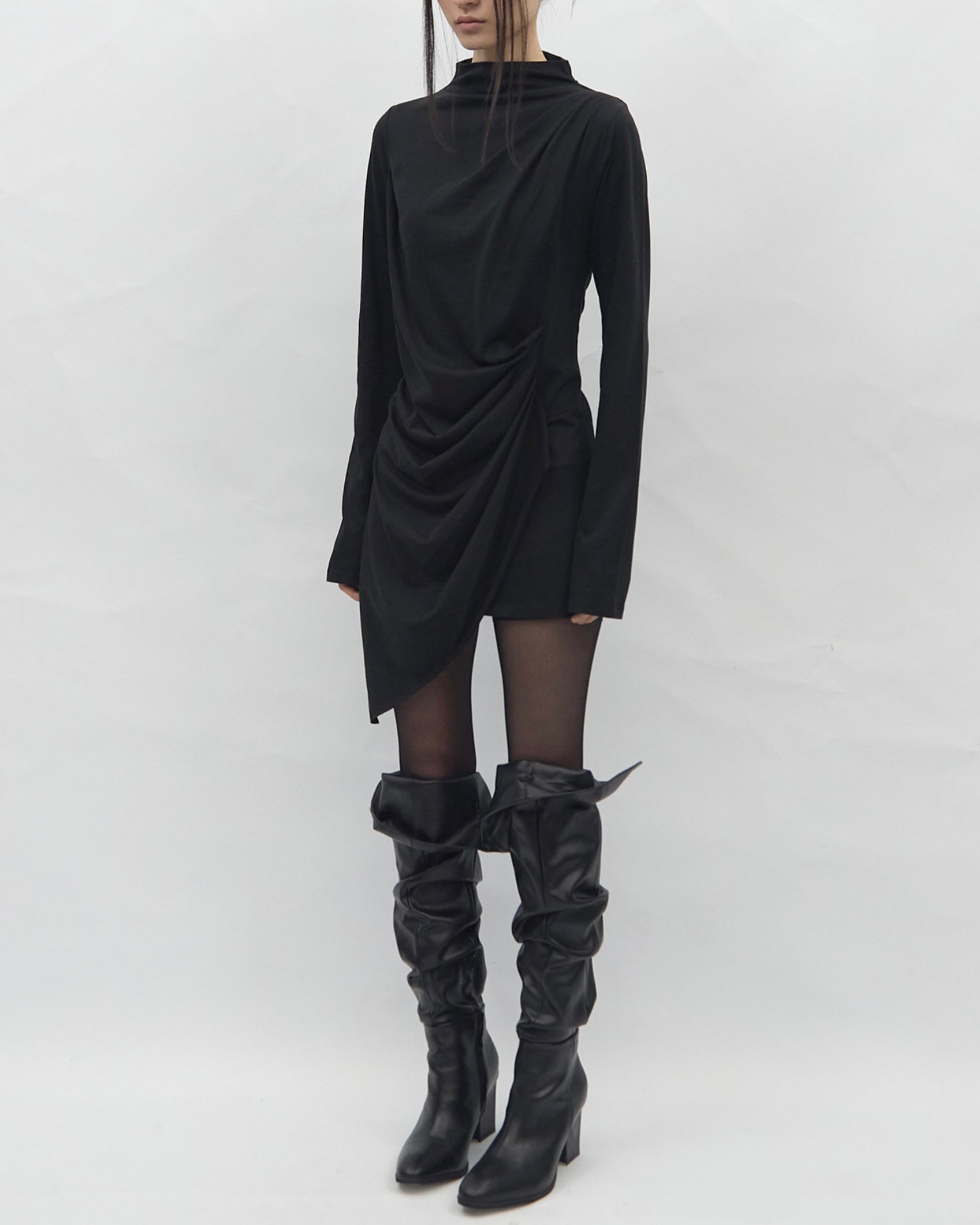 【BLR BLUER】Soft Draping Long Sleeve