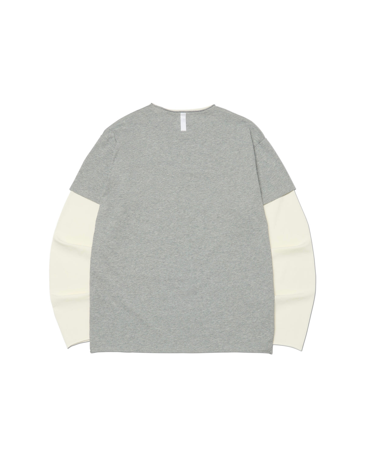 【NOMANUAL】LAYERED ROUGH LONG SLEEVE TEE