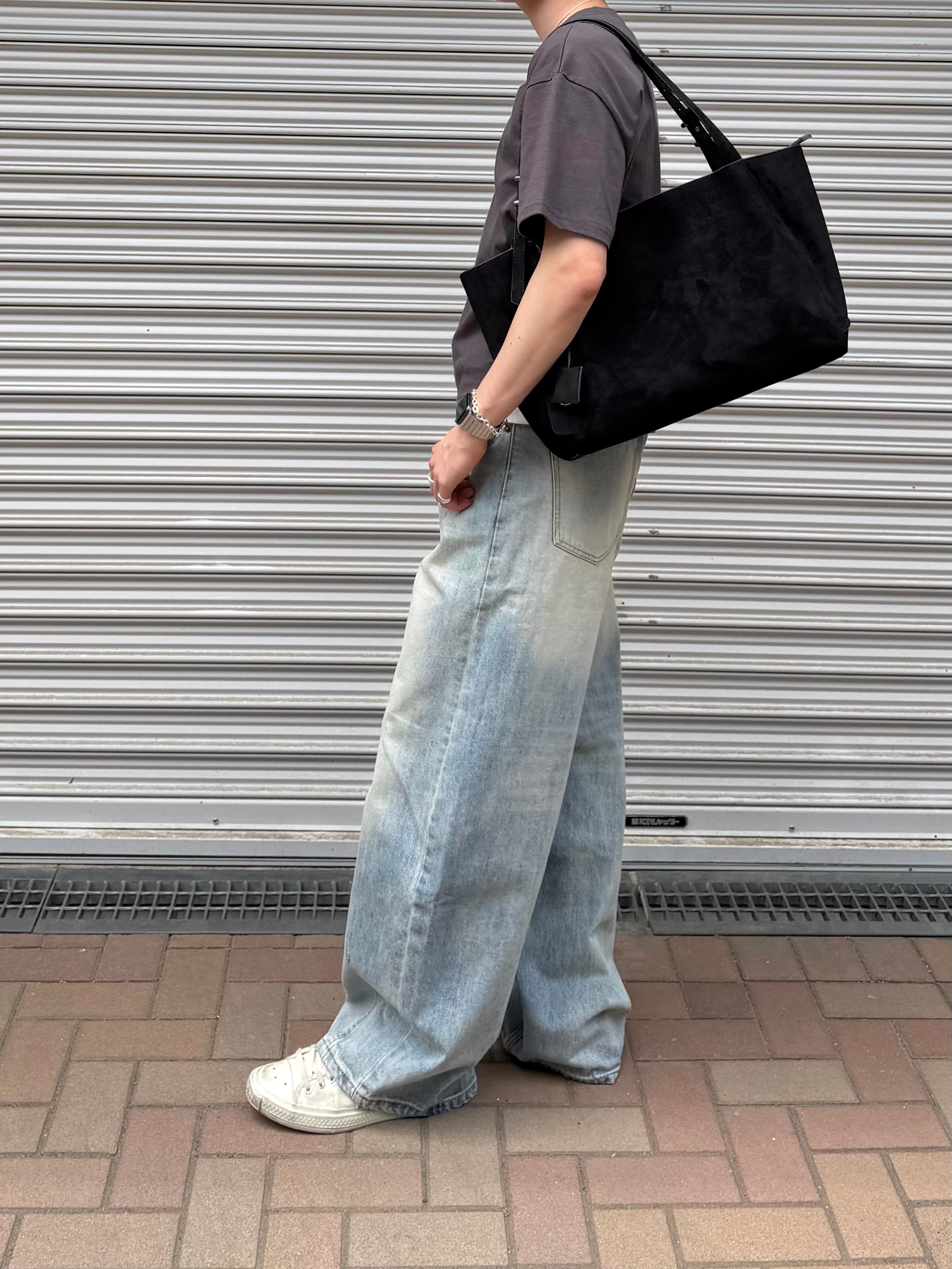 東京店WEB限定受注制【Chikashitsu +】cropped box tee (4color)