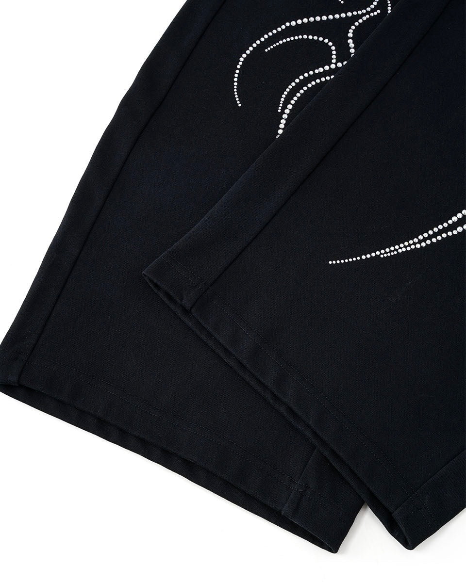 【SUPPLIER】Tribal Rhinestone Curve Sweat Pants