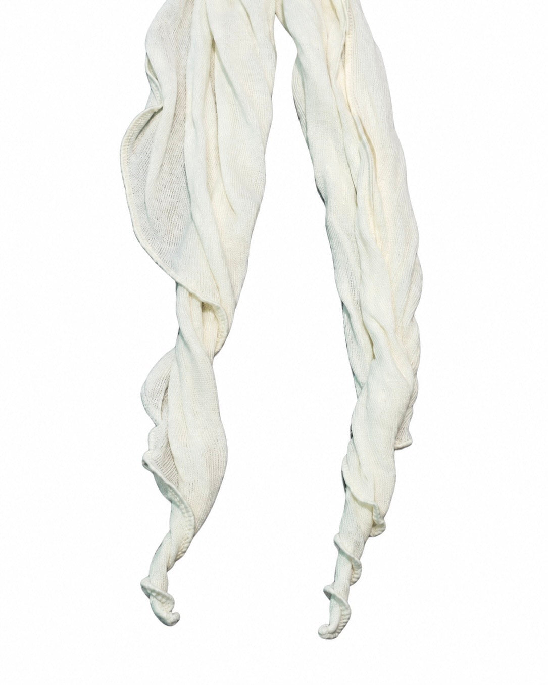 受注制【Never mind the XU】TWISTED LONG SCARF (4color)