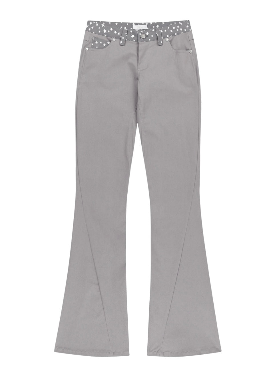 【OJOS】Star Trim Bootcut Trousers