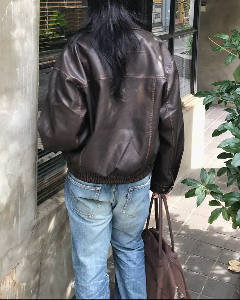 受注制【OaKS】washed coating jacket (2color)