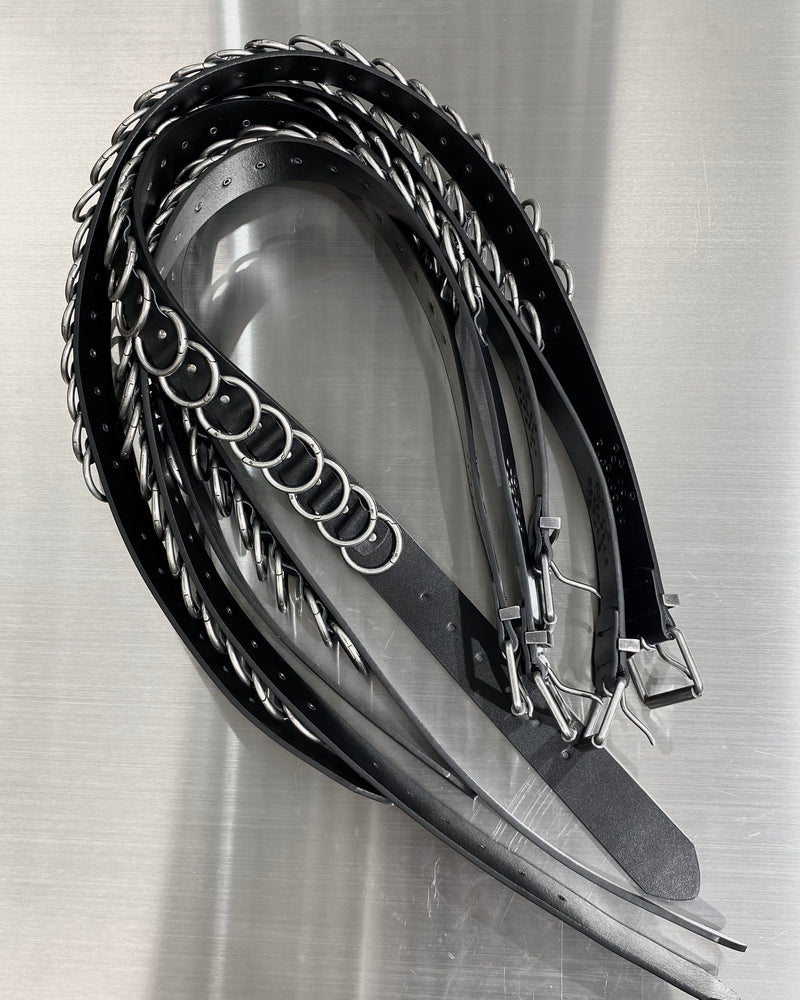 【YIKAI LABORATORY】antique 00ring  calfskin  belt