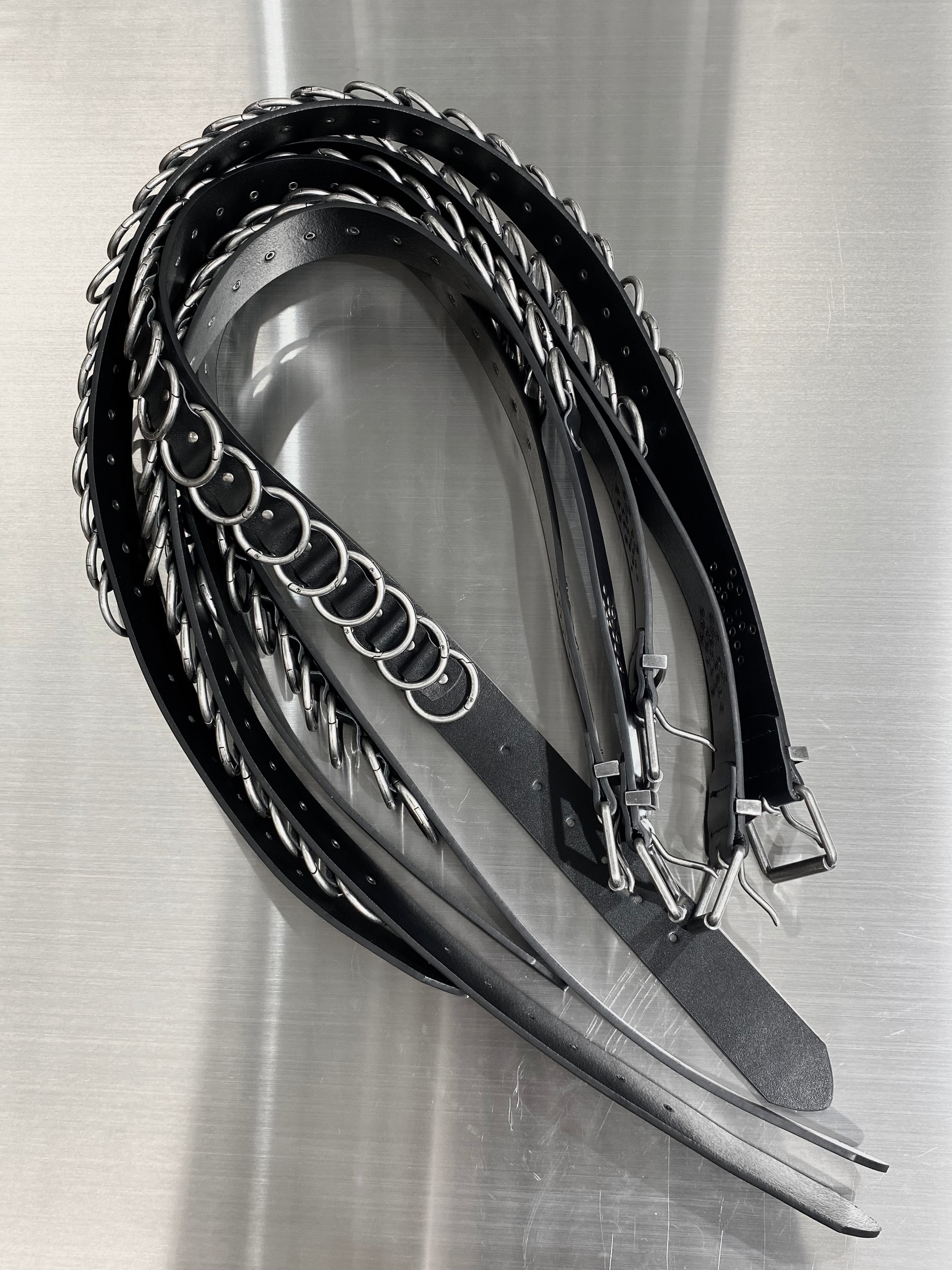 4/27 20:00発売【YIKAI LABORATORY】antiue 00ring  calfskin  belt