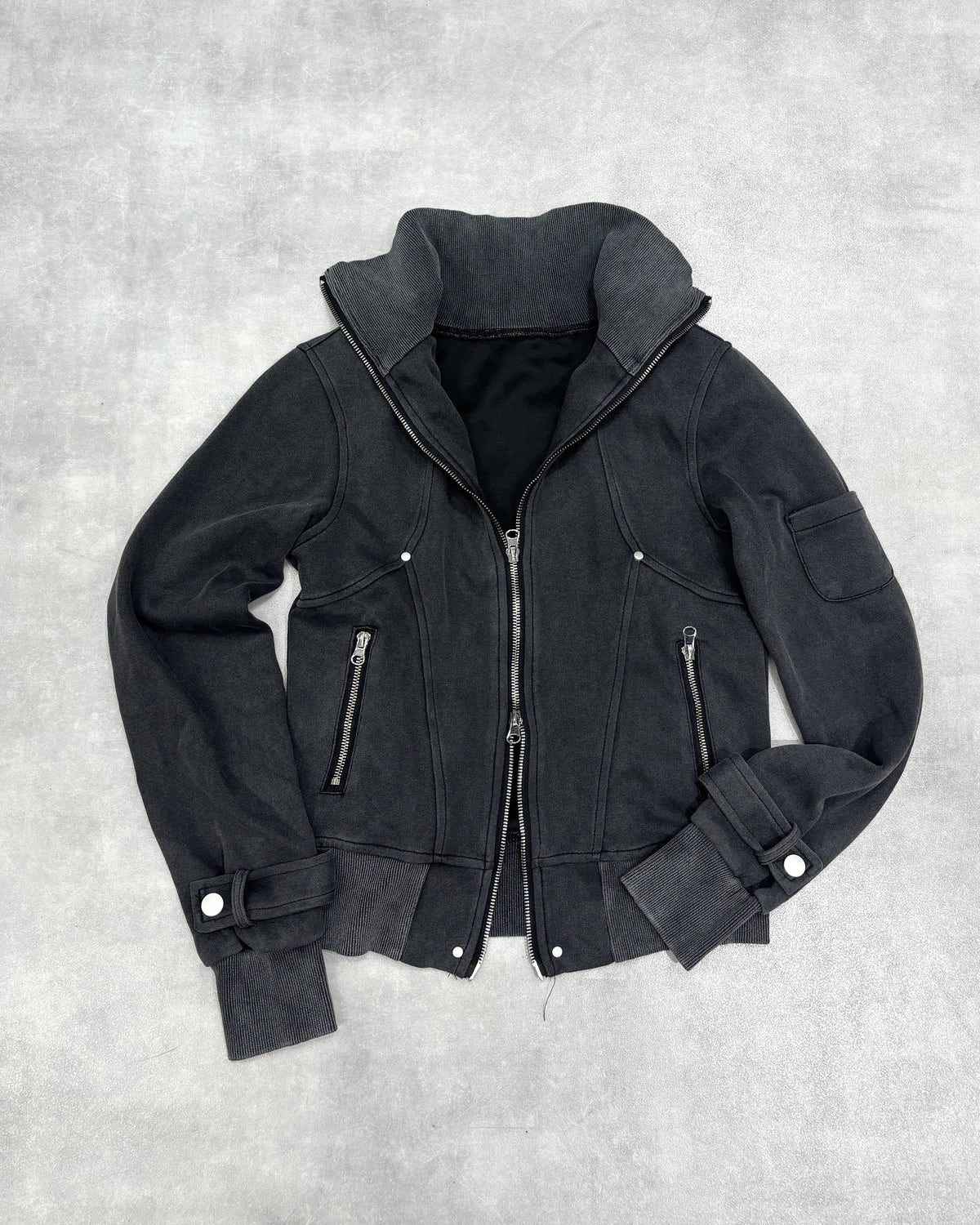 名古屋店WEB限定受注制【nmtc+】Rivet Panel Zip Jacket (2color)
