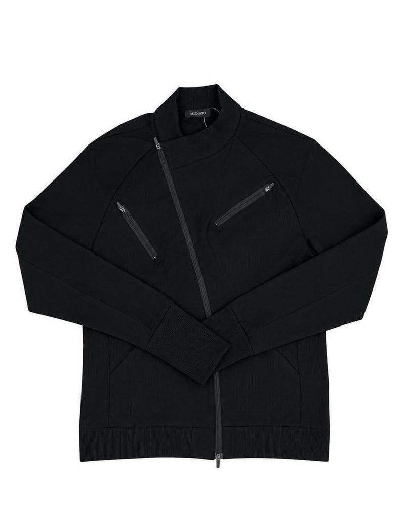 受注制【nmtc+】Asymmetric pocket zip-up Slim Jacket