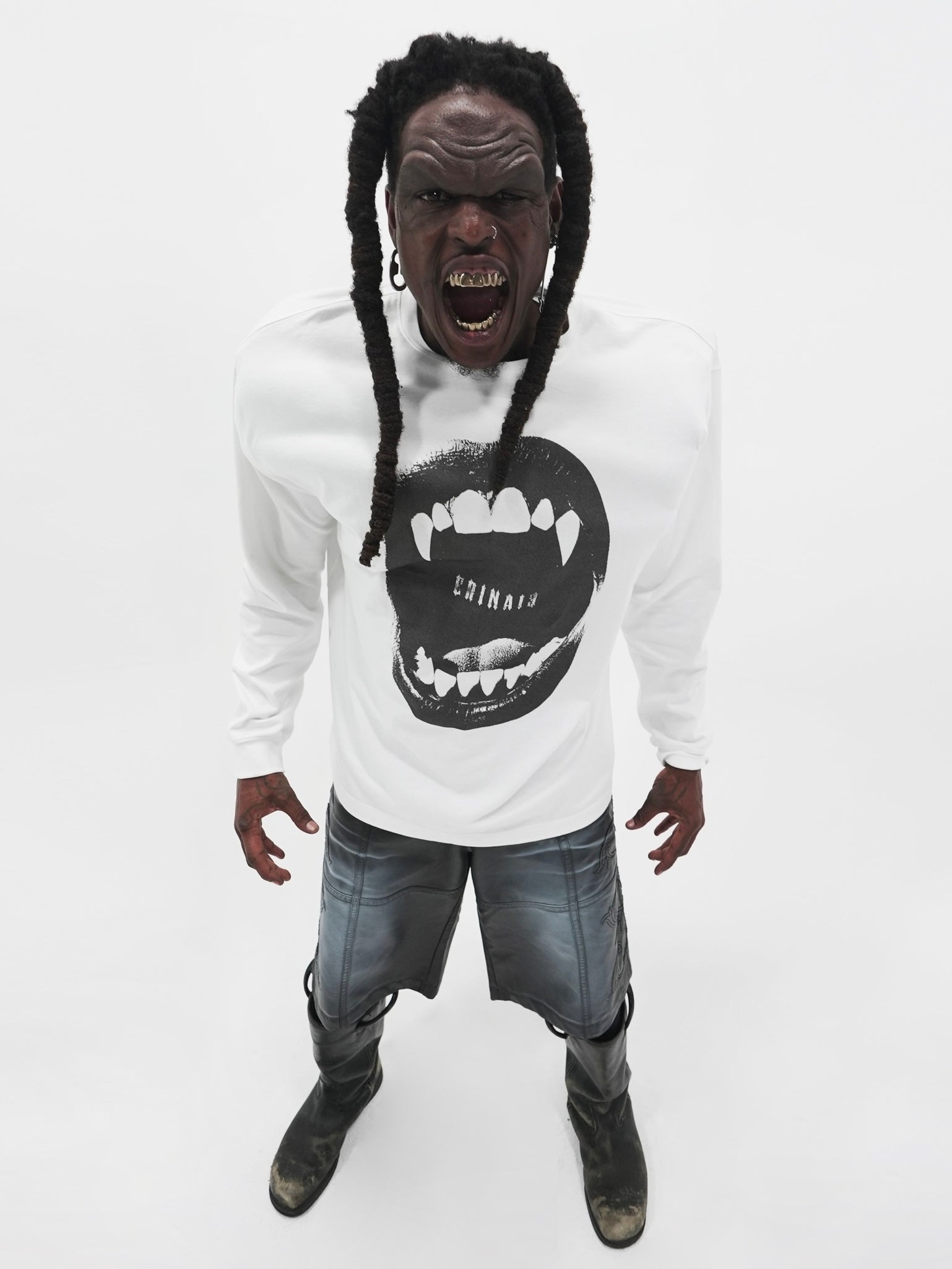 【E RIN AI E】VAMP BITE LONG SLEEVE T