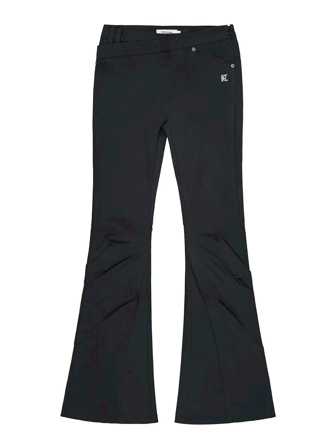 【ROCK CAKE】Asymmetry Waist Flare Pants