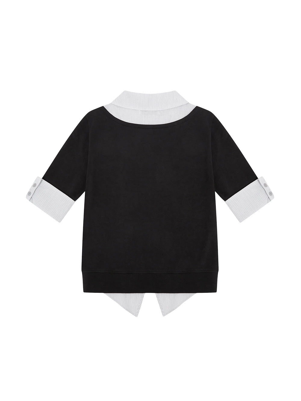 【TUOMIO】ASYMMETRIC COLLAR TOP