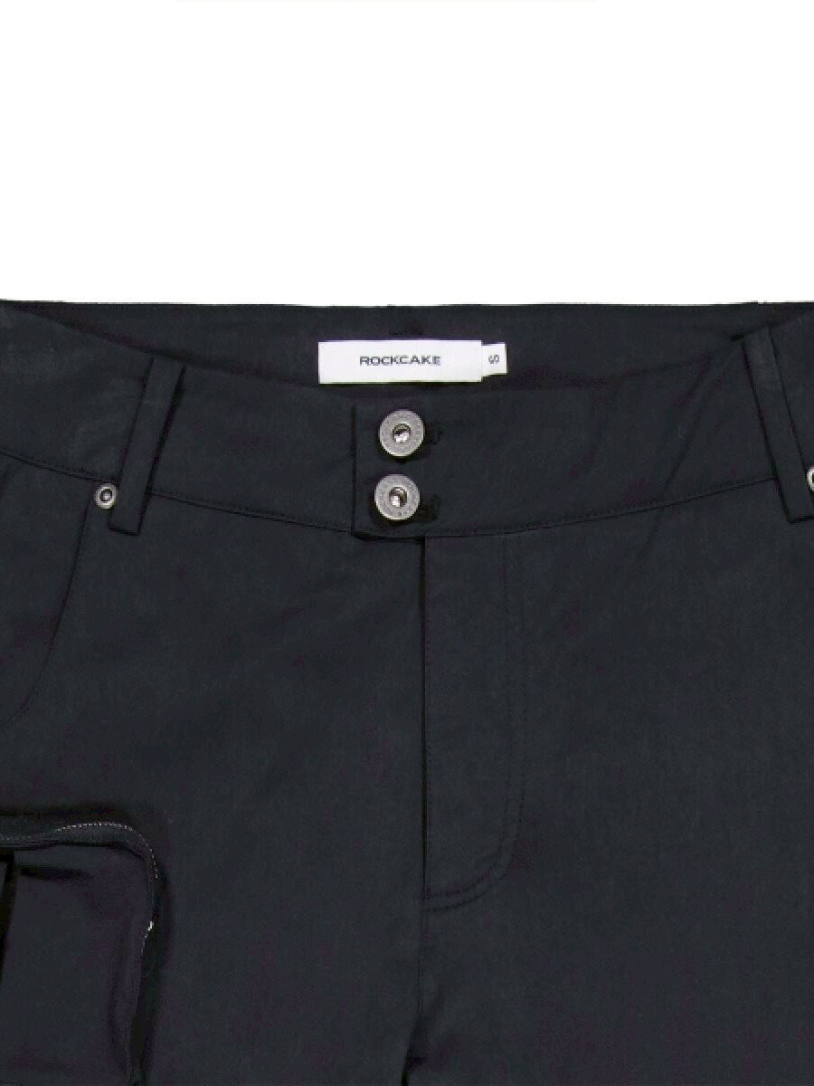 【ROCK CAKE】Shirring Pocket Flare Pants