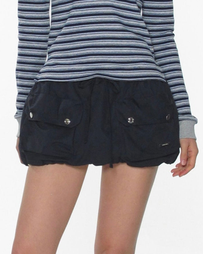 【CRANK】DOUBLE POCKET MICRO SKIRT