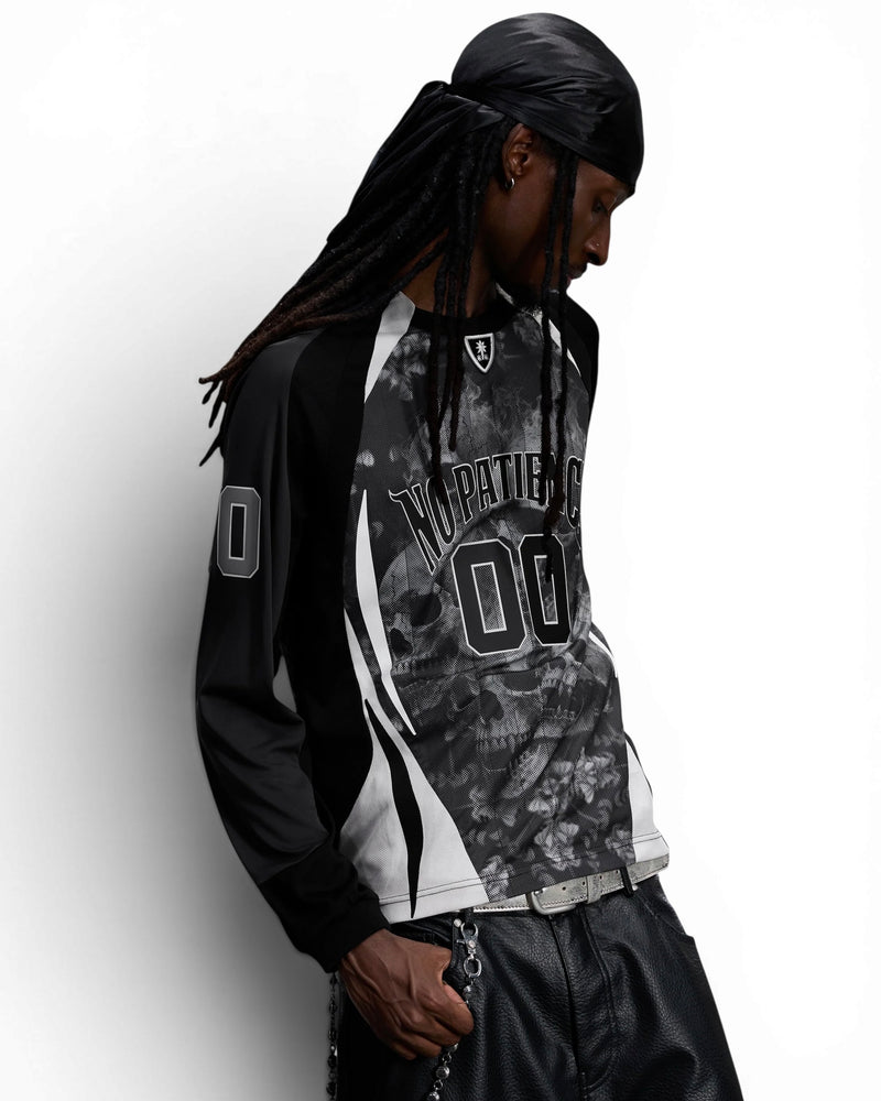 【THEBOYHASNOPATIENCE】LUMINOUS DAWN EVIL BAT JERSEY