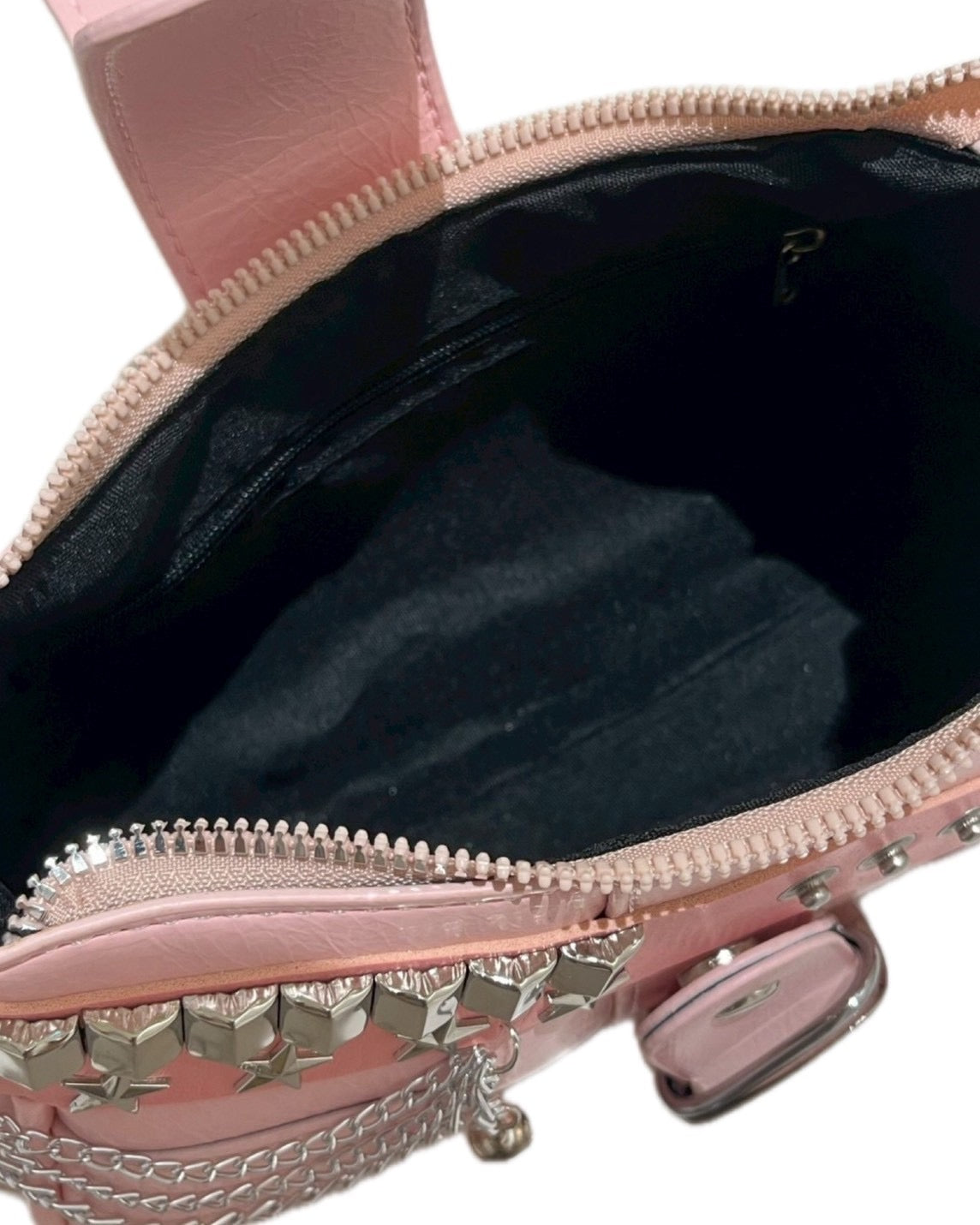 7/11 20:00発売　国際配送【BABY09】y2k pink chain belt bag