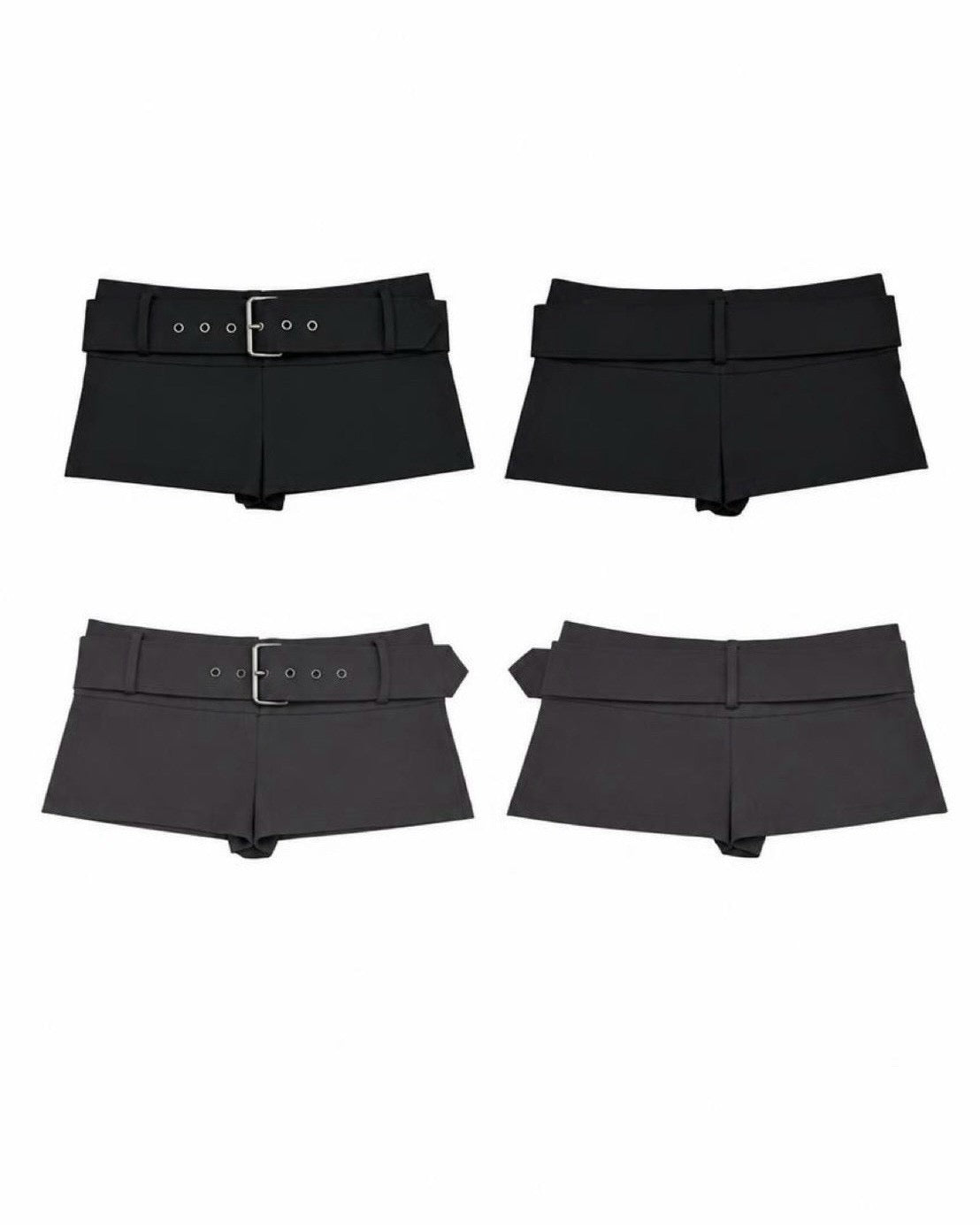受注制【nmtc+】Belted Low-Rise Shorts (2color)