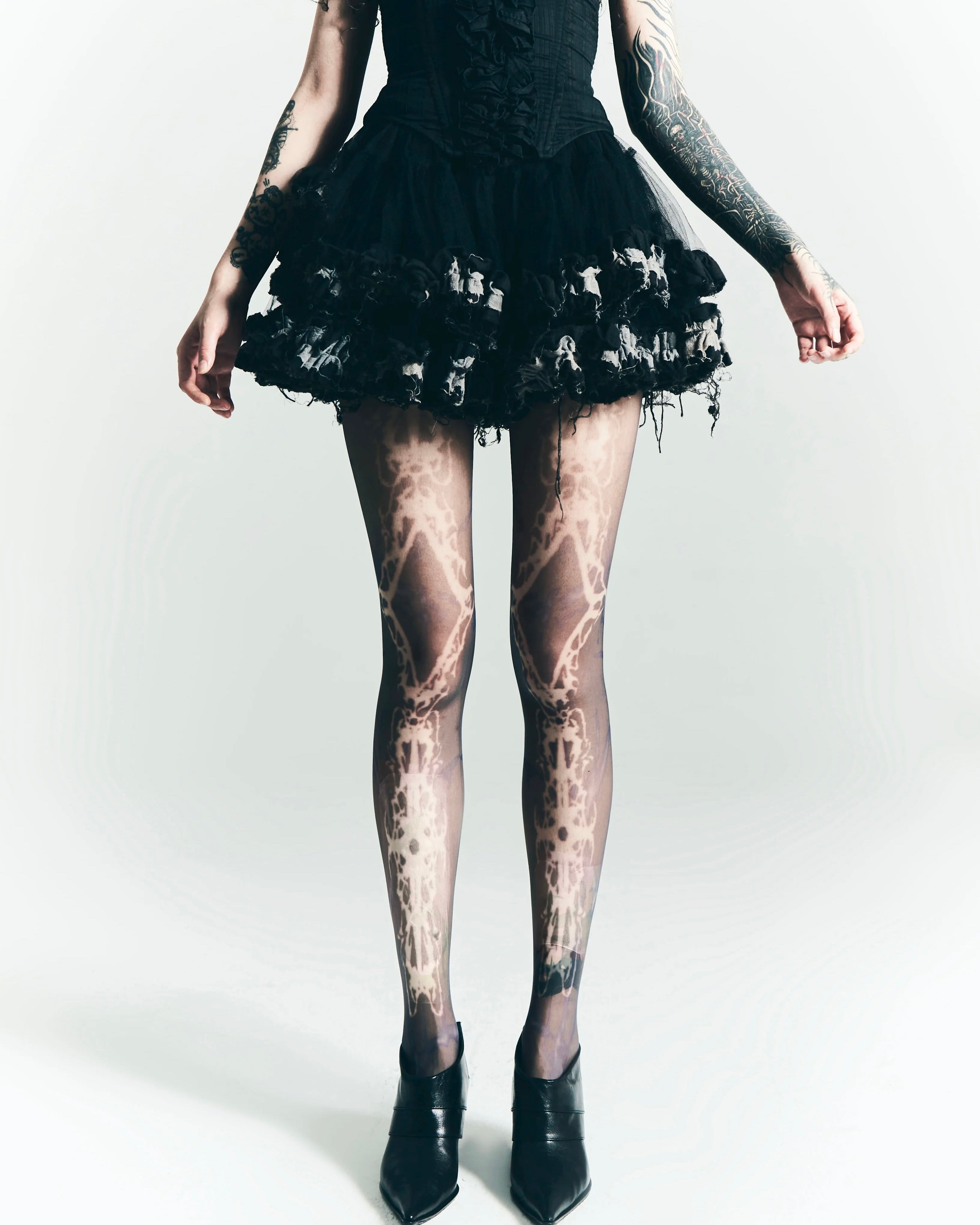【IIIMIII】Cathedral Lace Tights