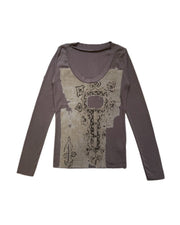 受注制【OaKS】fairy grunge long sleeve (3color)