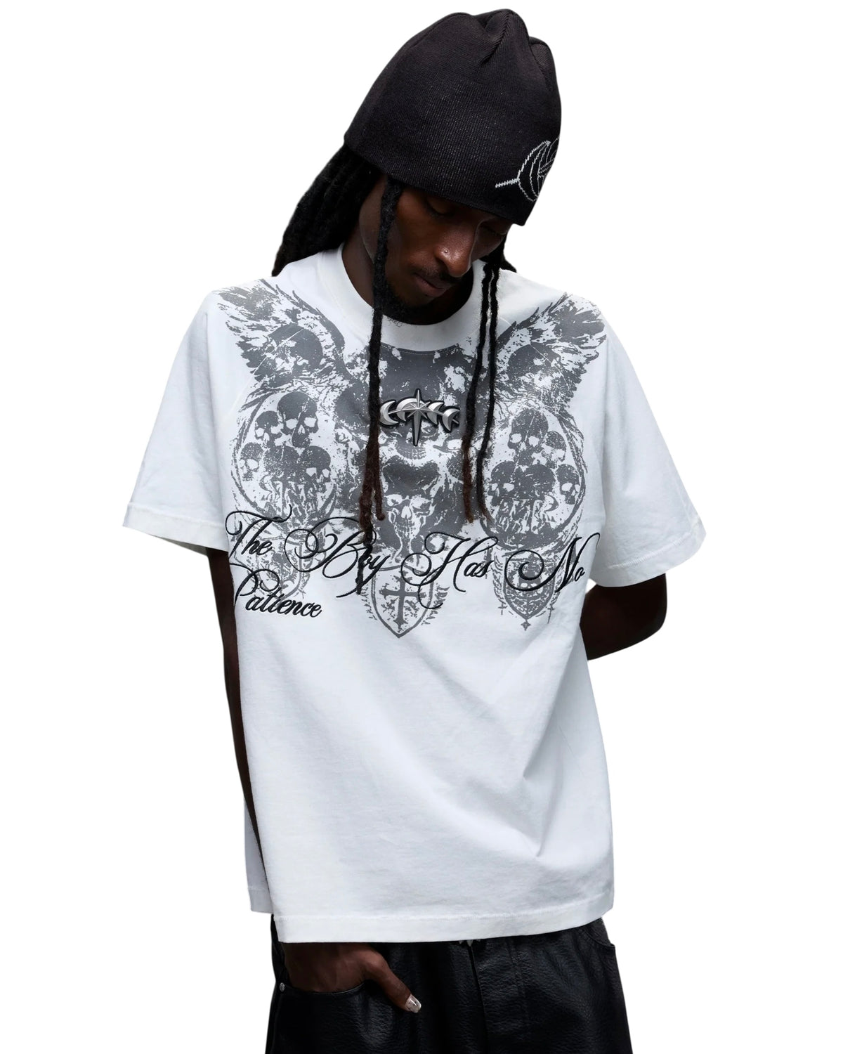 【THEBOYHASNOPATIENCE】LUMINOUS DAWN BAROQUE RAGLAN S/S TEE