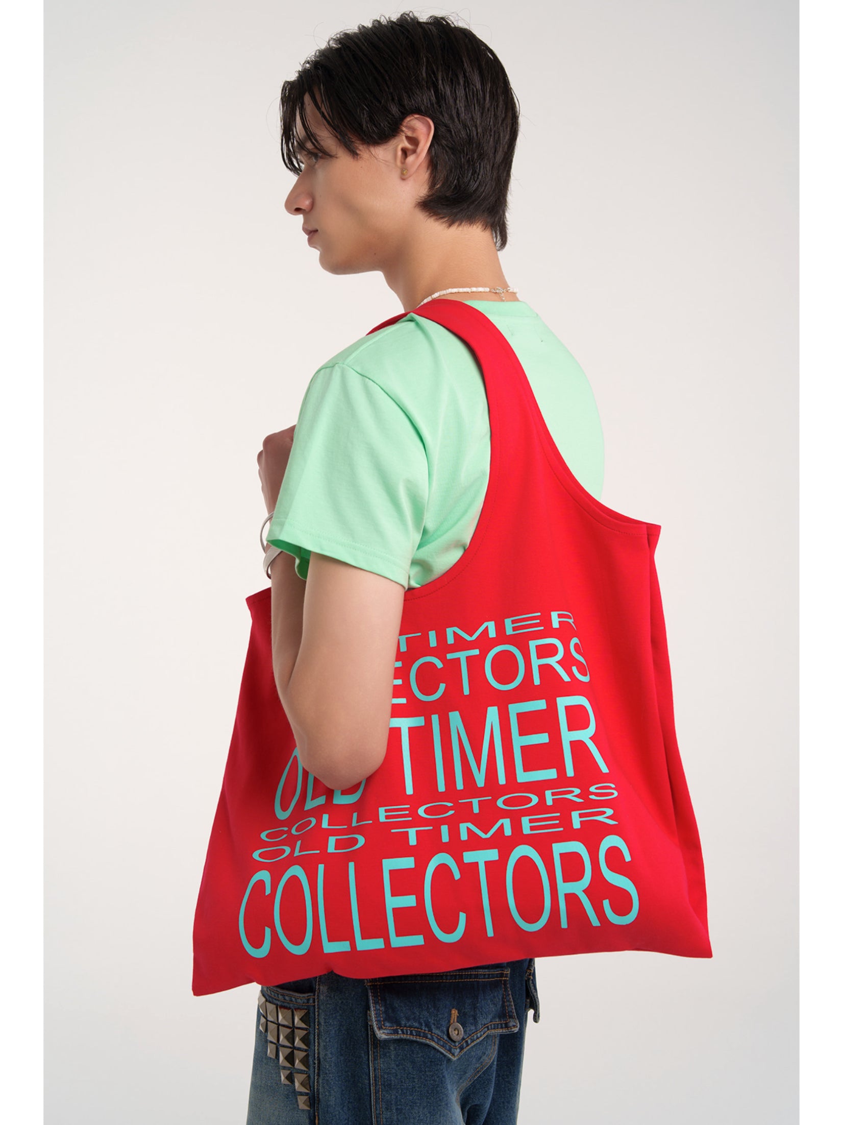 【ESC STUDIO】Big old timer market bag