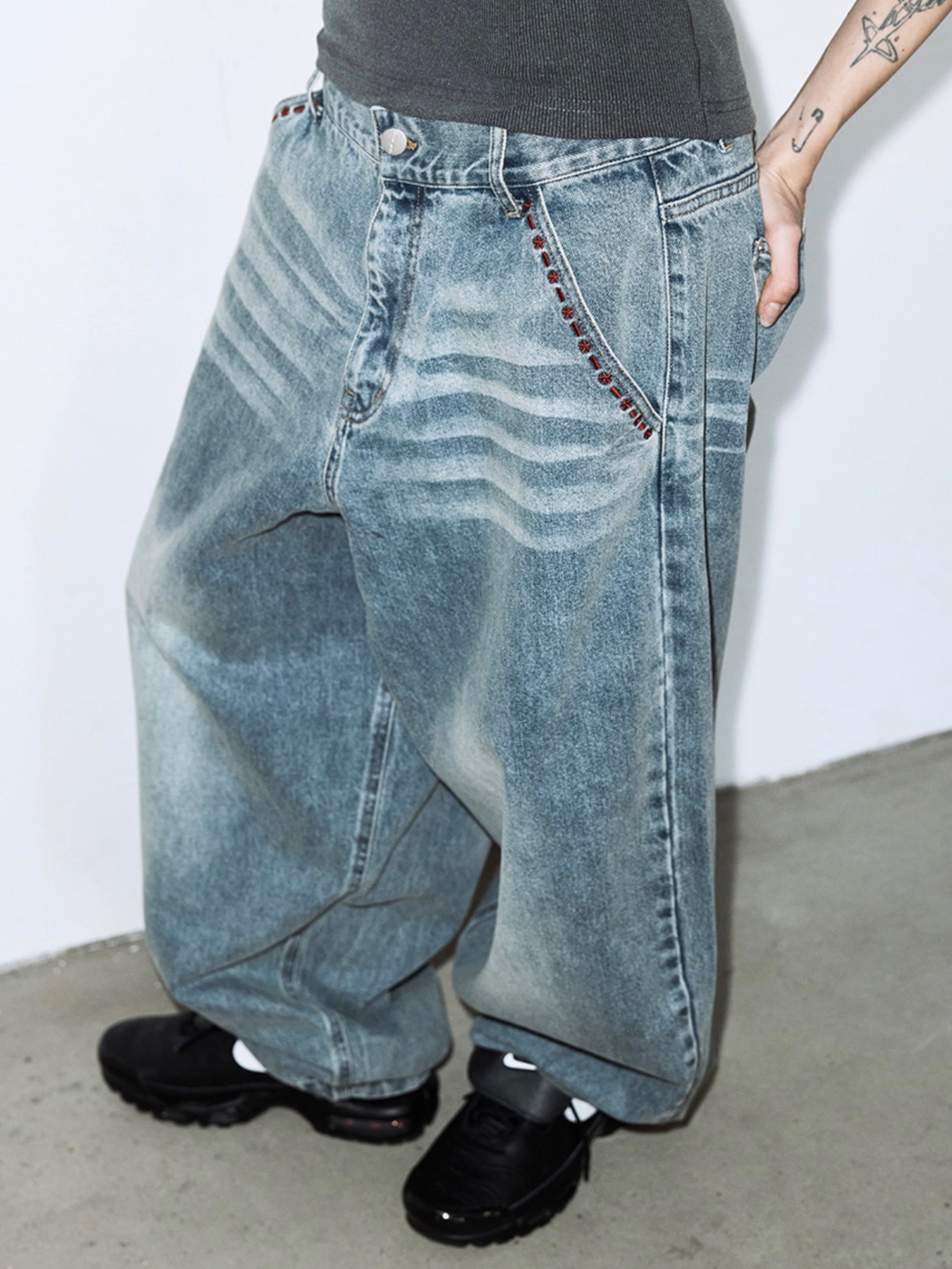 【FANCY CLUB】BAYWATCH DENIM PANTS