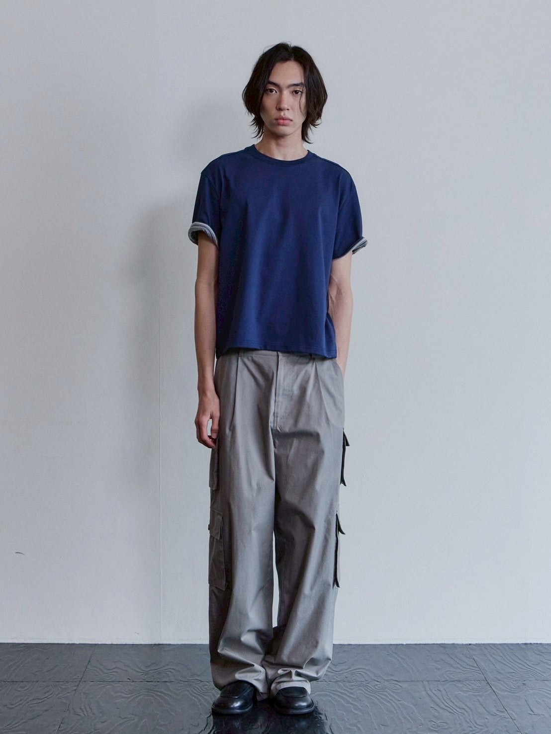 【Waviness】Stripe Layered T-shirts