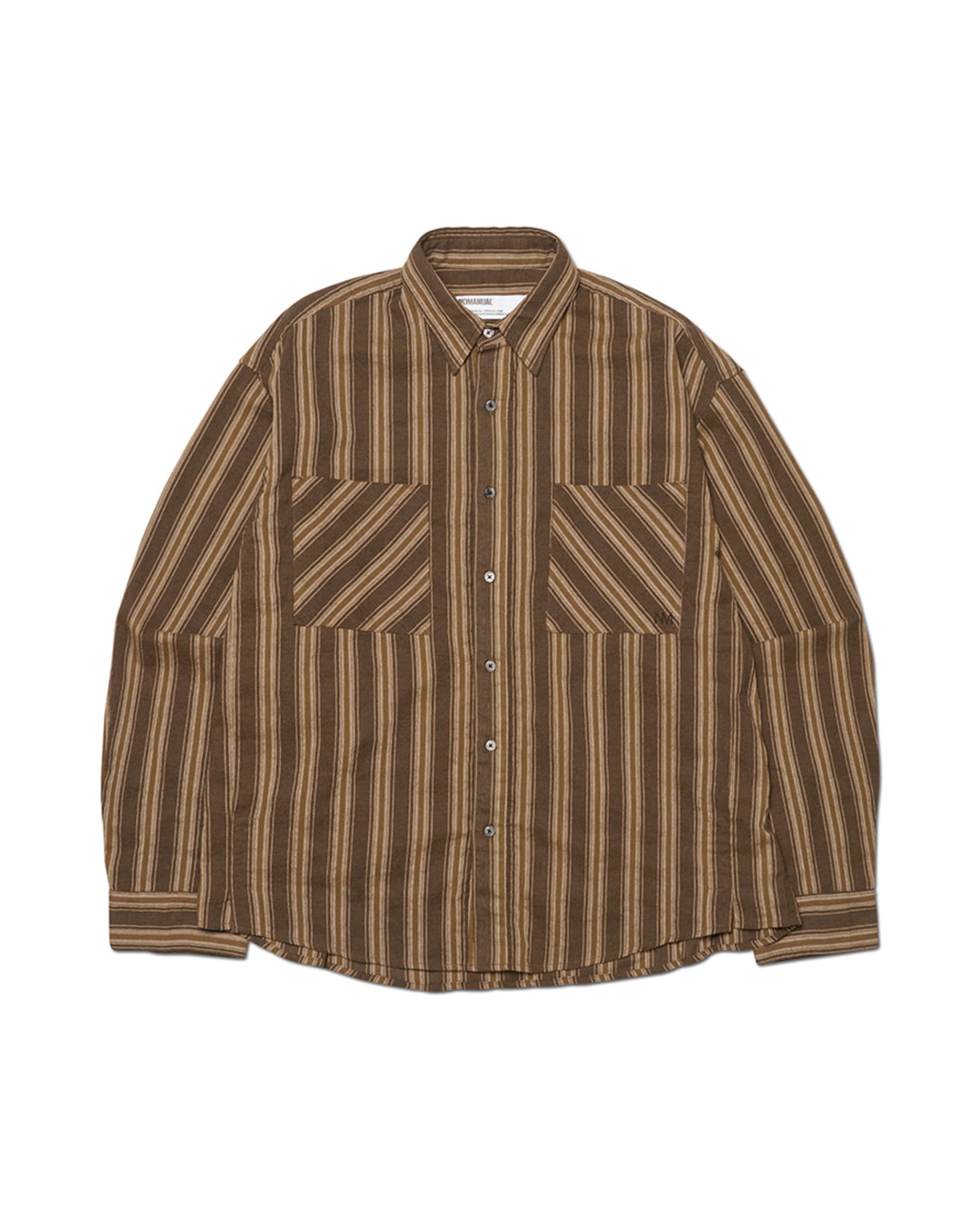 【NOMANUAL】M.L STRIPE SHIRT