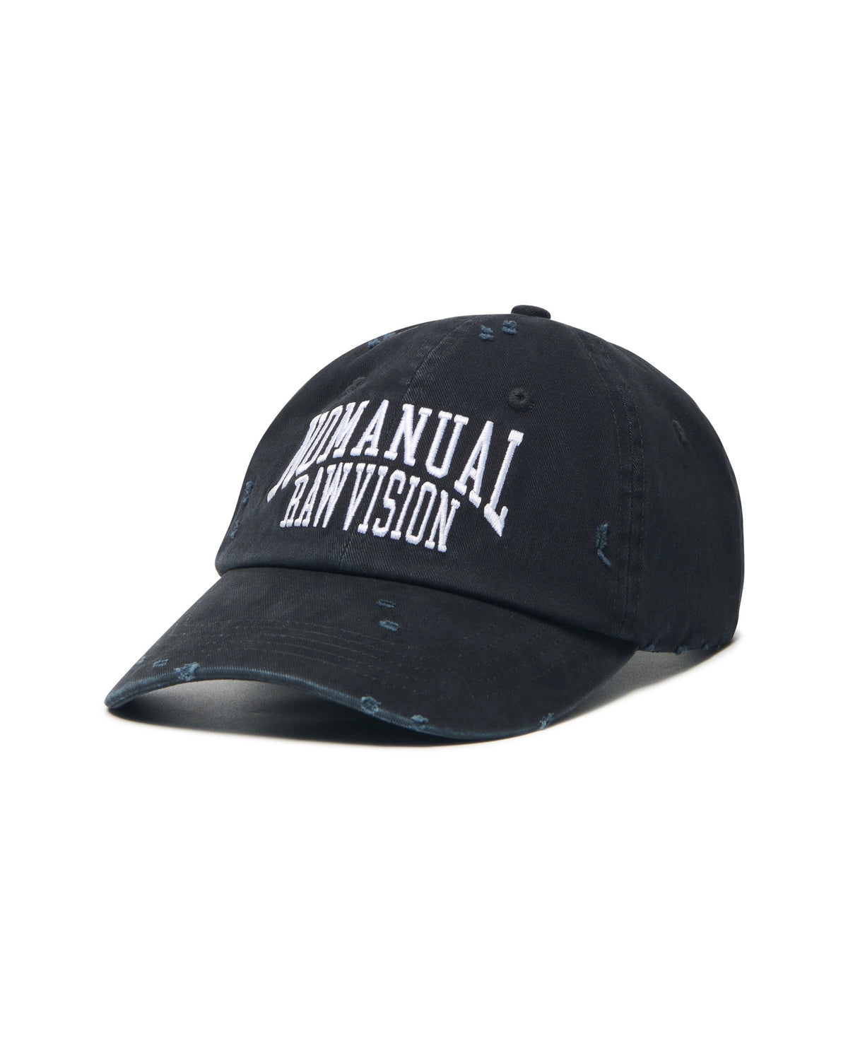 【NOMANUAL】RAW VISION DAMAGED BALL CAP