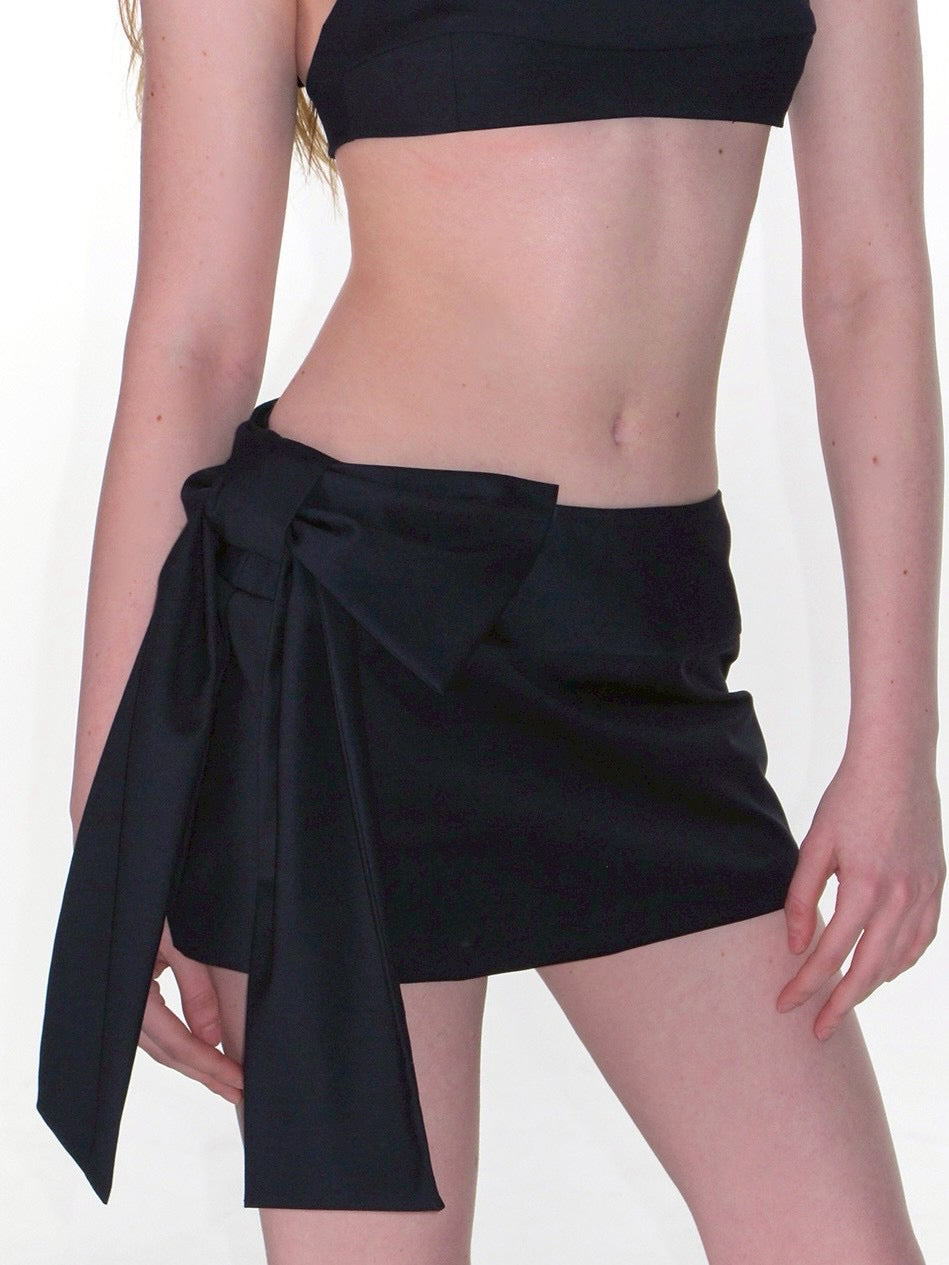 【CRANK】RIBBON MICRO SKIRT
