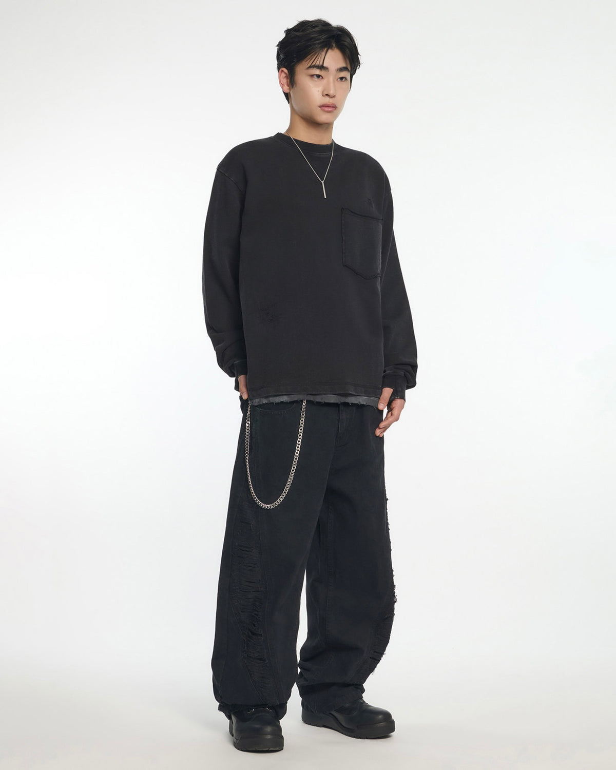 【NOMANUAL】NM NEO VINTAGE LONG SLEEVE TEE