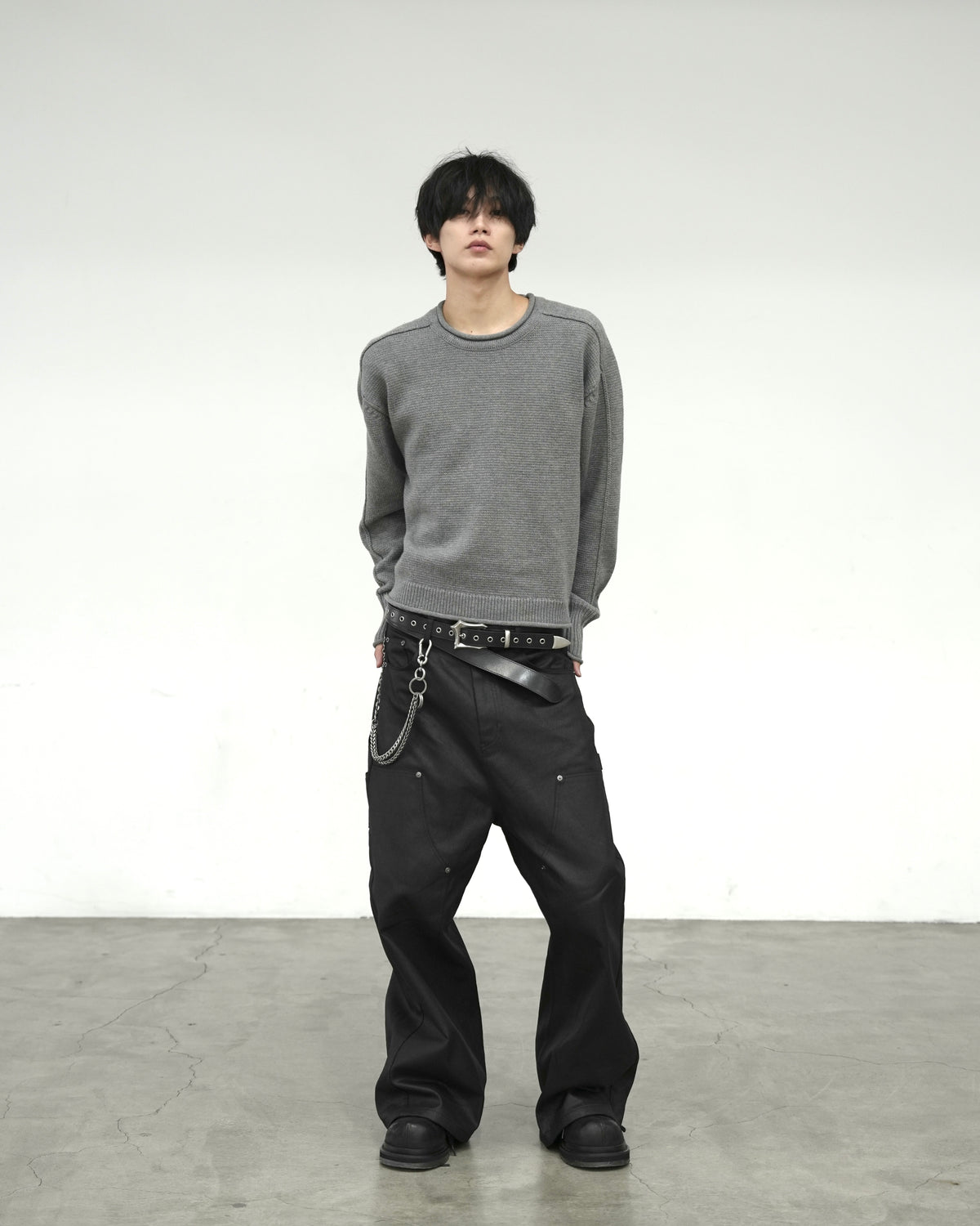 【CHIKASHITSU PLUS HIGH】Carbon coated double knee pants