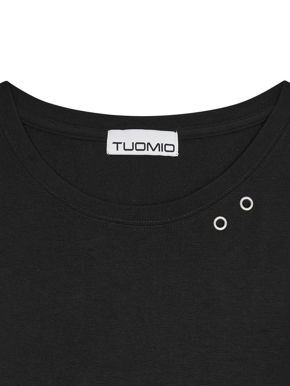 【TUOMIO】BOAT NECK JERSEY DRESS
