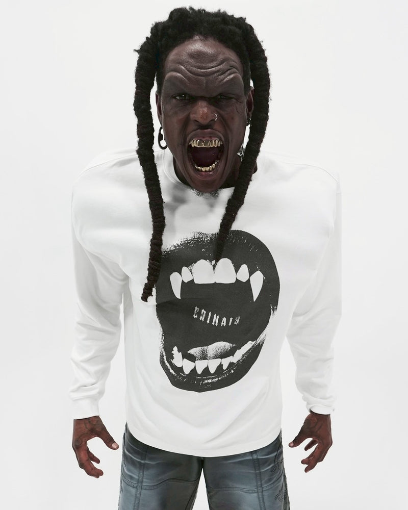 【E RIN AI E】VAMP BITE LONG SLEEVE T