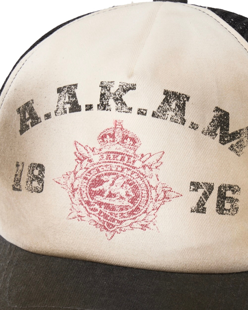 【AAKAM】Dirty Washed Trucker Cap
