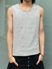6/19 20:00発売 受注制【nmtc+】Studded Rib Tank Top (3color)