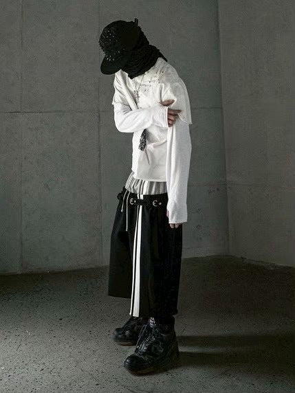 【roaringrad】Double Waist Bermuda Sweat Pants