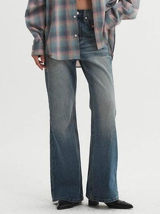 【DNSR】Signature Flare Denim Pants