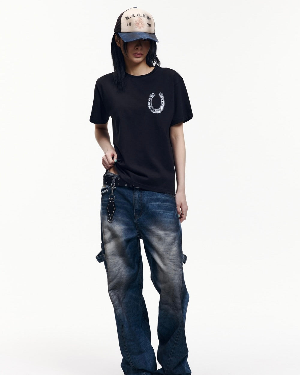 【AAKAM】Rodeo Saloon Half Top