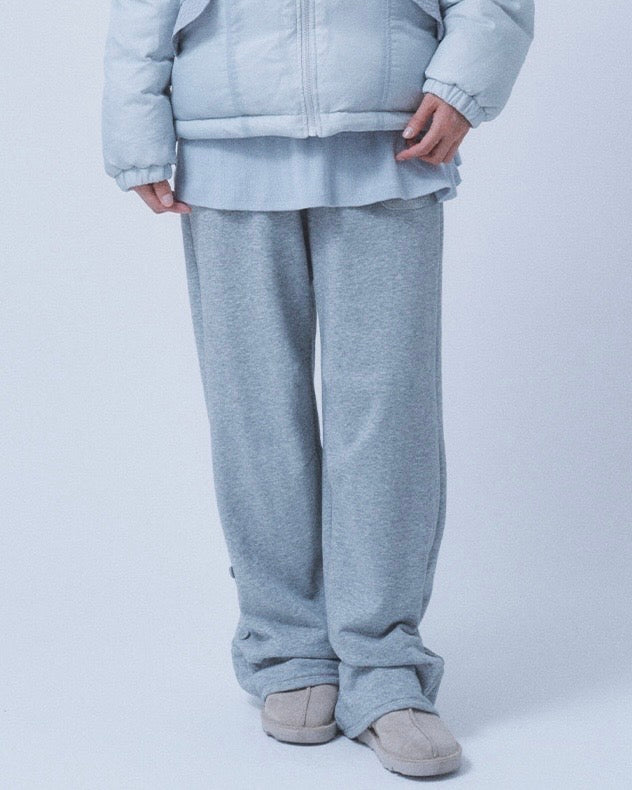 【TUOMIO】ROLL-UP BUTTON SWEATPANTS