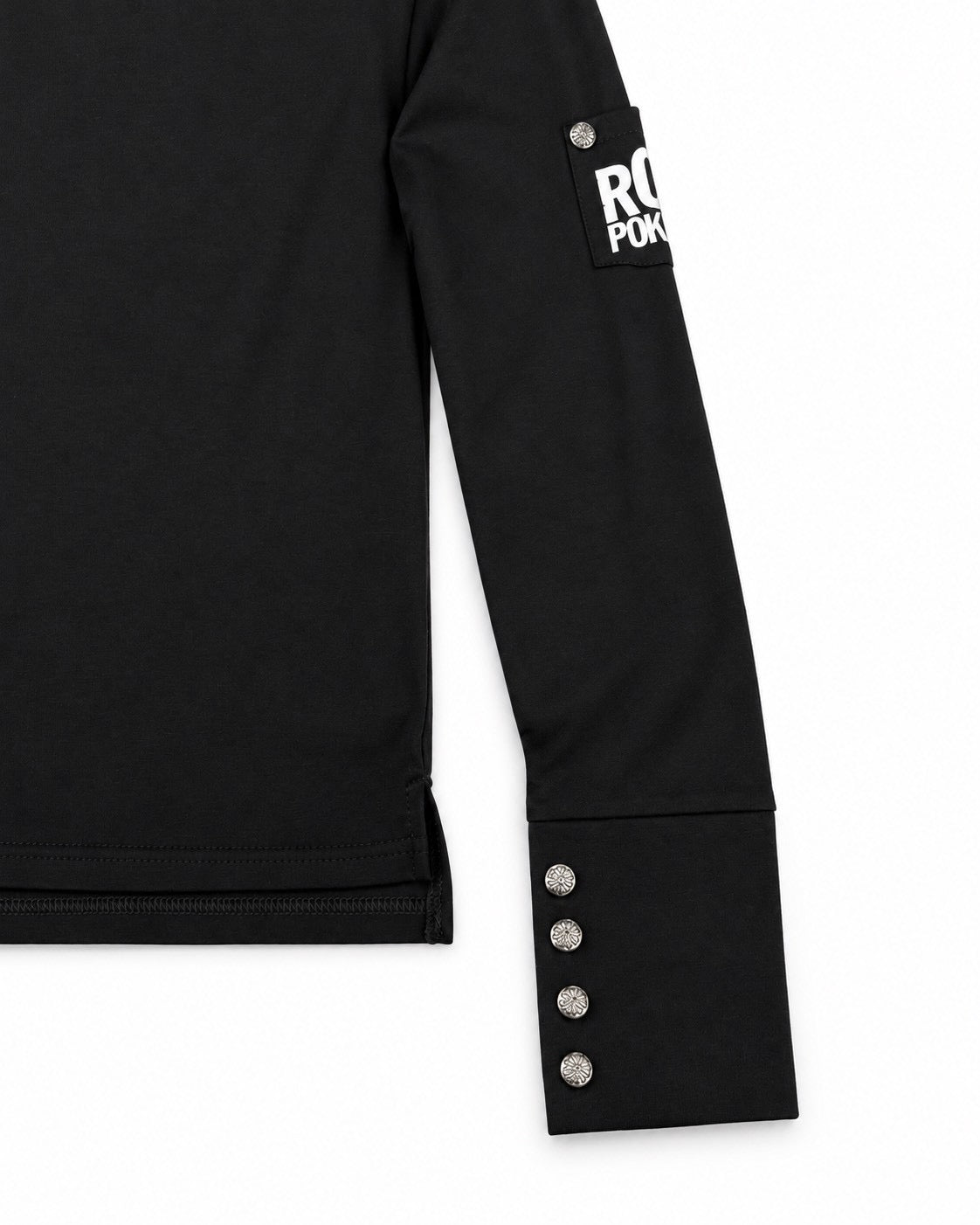 受注制【Never mind the XU】Back graphic slim top (2color)