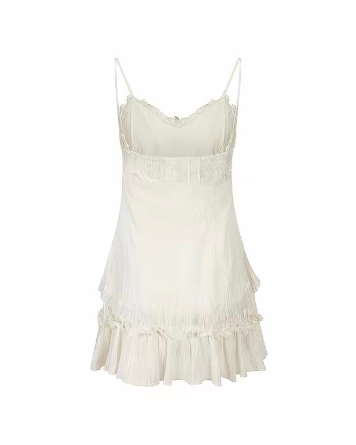 【Cest Nous】Velvet Bow Slip 
Dress