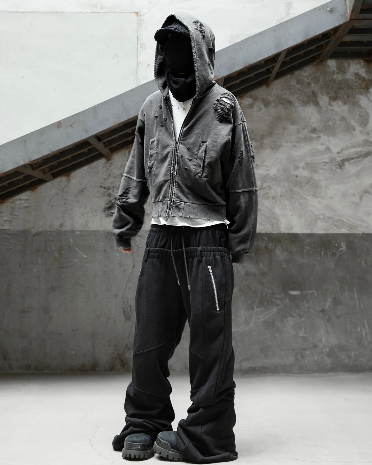 【roaringrad】Layered Waist Sweat Pants