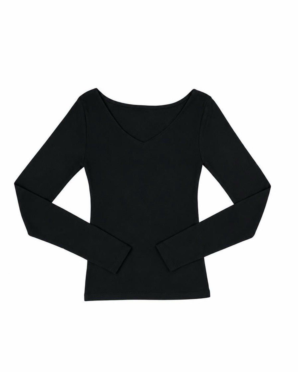 受注制【nmtc+】Angel V-Neck Long Sleeve T-shirt (2color)