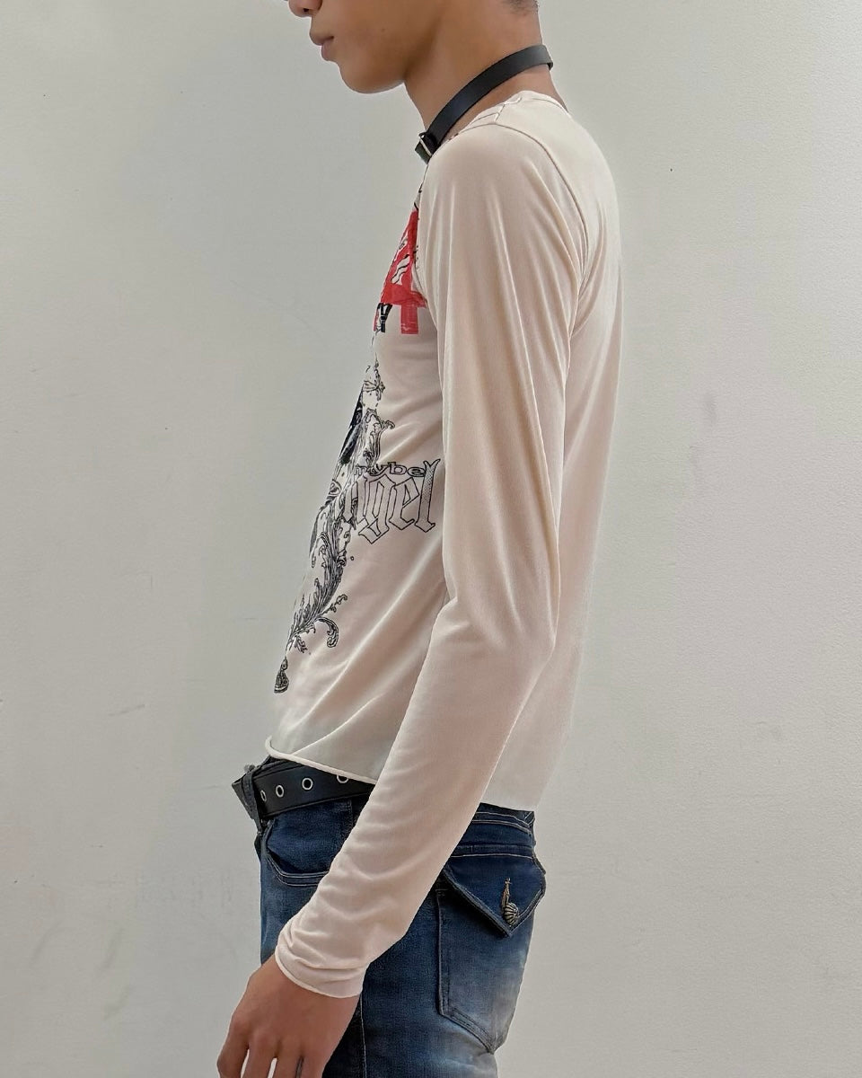 【LECYTO】24 See-Through Long Sleeve