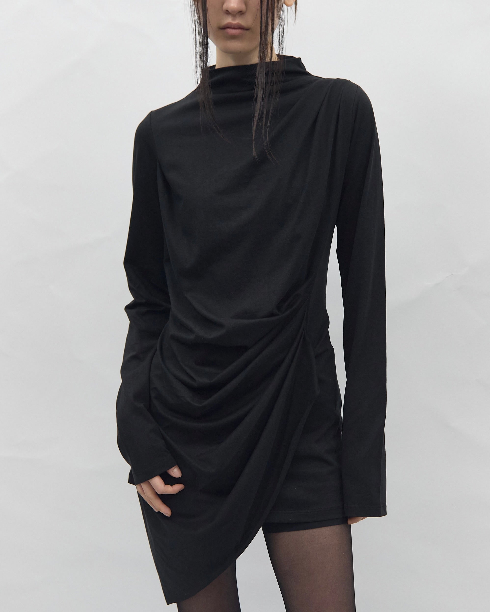 【BLR BLUER】Soft Draping Long Sleeve