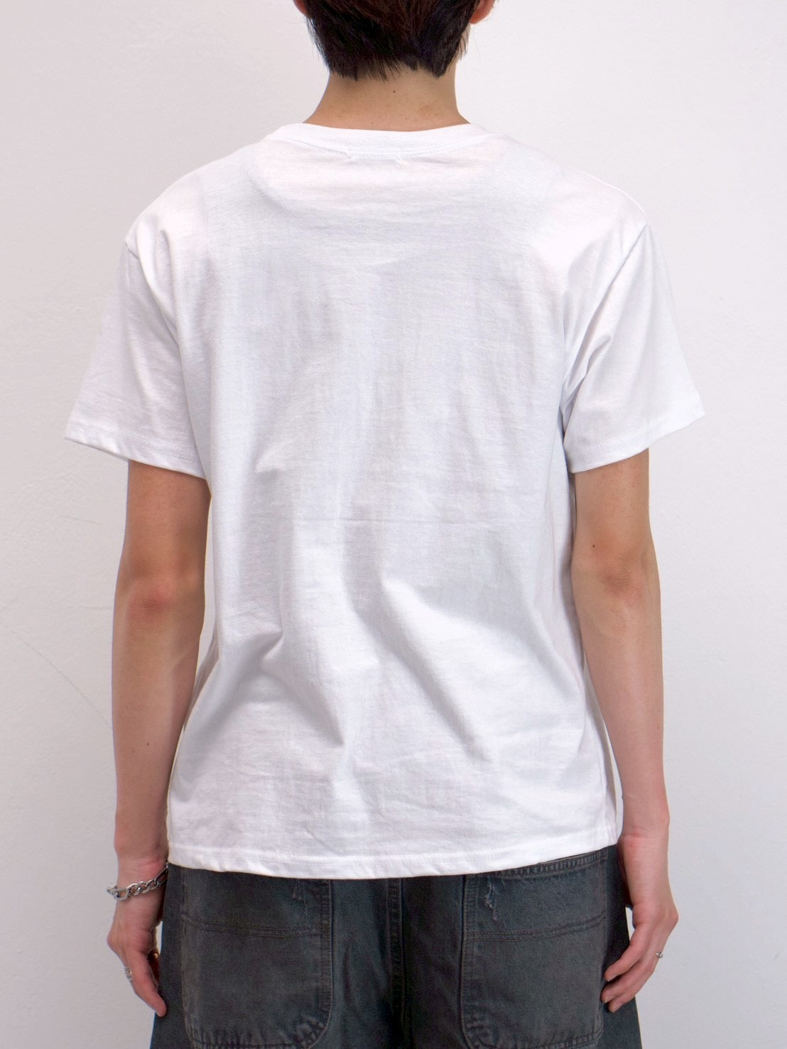 受注制【Chikashitsu +】sunshine printing crop tee (4color)
