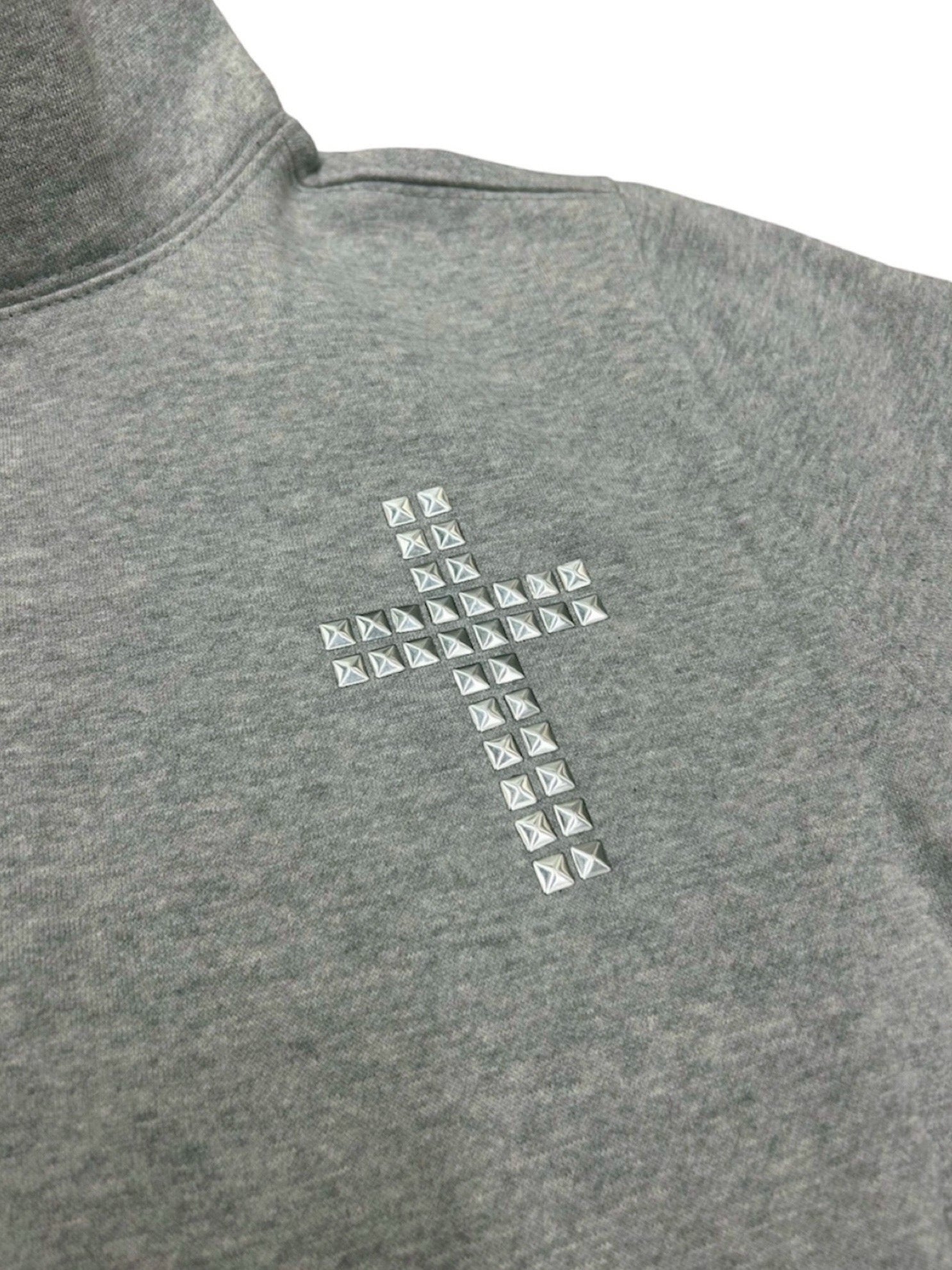 3/1 20:00発売 受注制【nmtc +】cross design diagonal zip up sweat / 【エヌエムティーシープラス】クロスデザインダイアゴナルジップアップスウェット (2color)