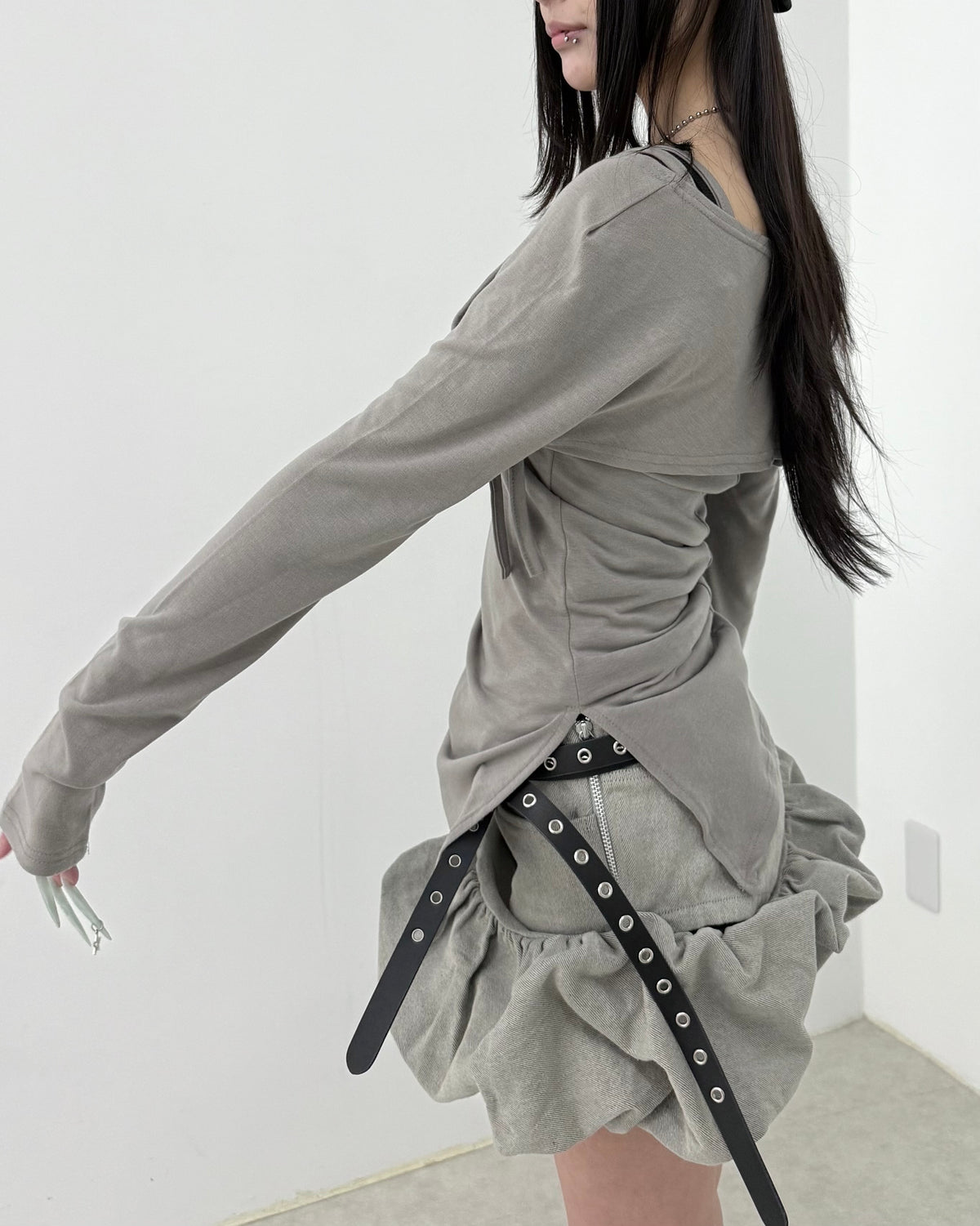 名古屋店WEB限定受注制【nmtc+】Eyelet Layered Bolero Set (3color)